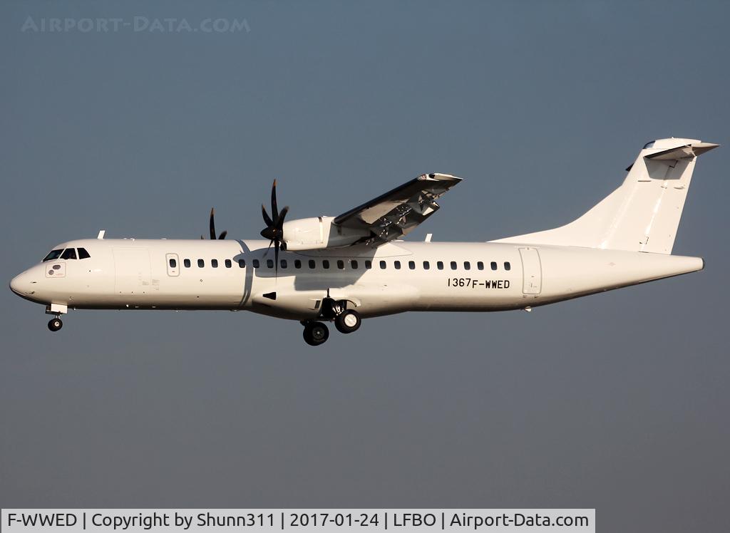 F-WWED, 2016 ATR 72-600 (72-212A) C/N 1367, C/n 1367 - To be F-WTDF as ATR and actually stored