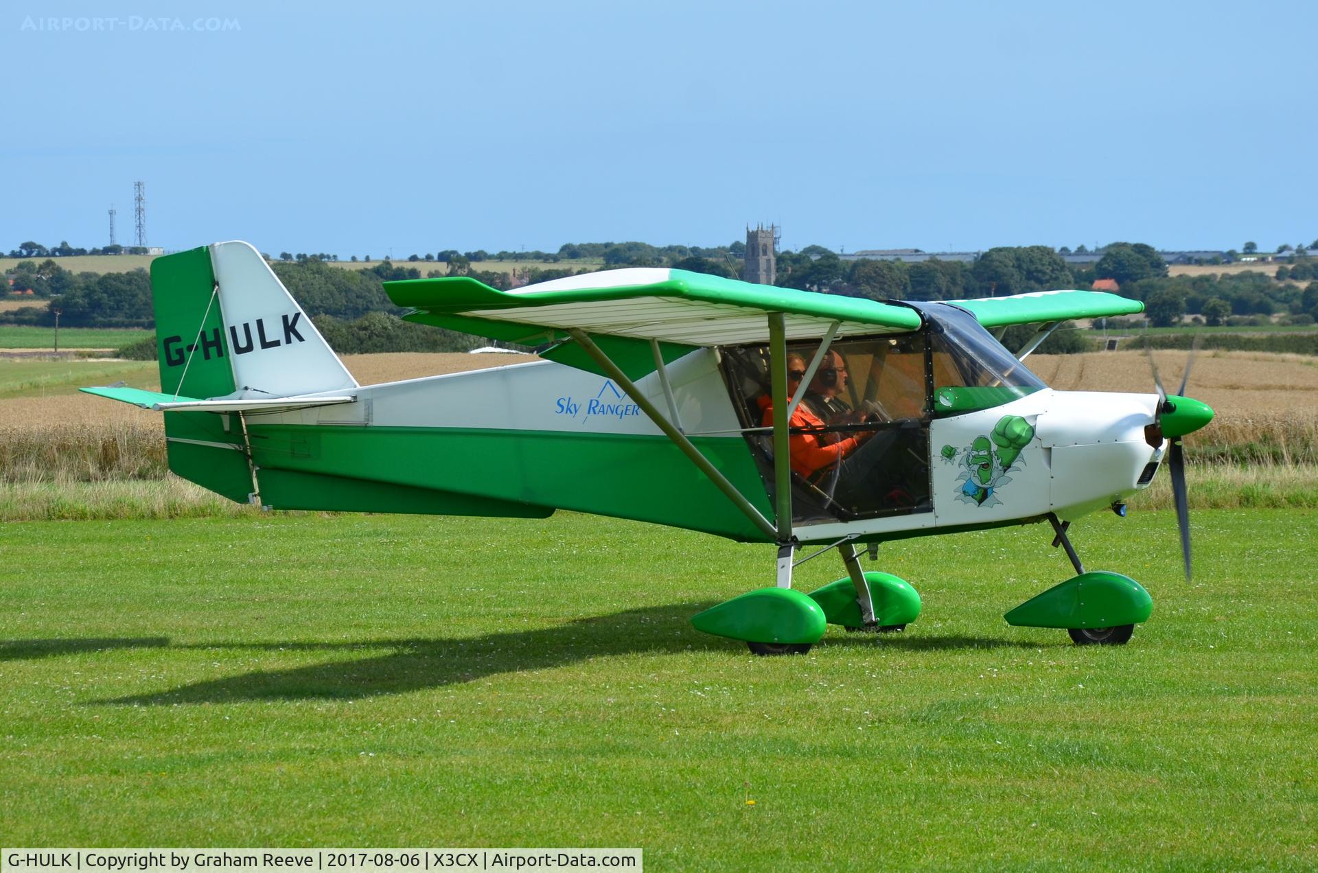 G-HULK, 2007 Best Off Skyranger 912(2) C/N BMAA/HB/238, Just landed at Northrepps.