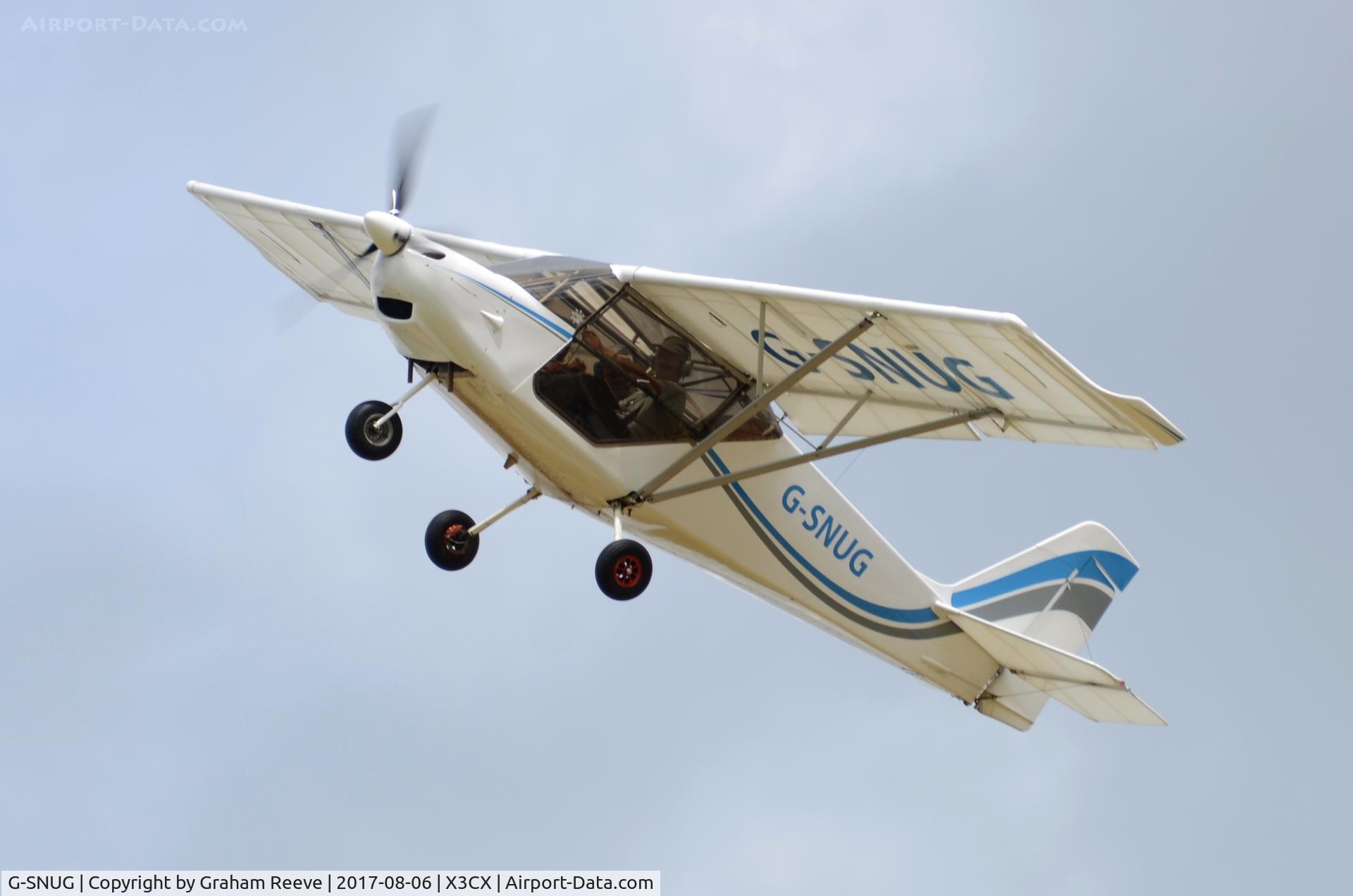 G-SNUG, 2015 Best Off Skyranger Nynja 912S(1) C/N BMAA/HB/662, Departing from Northrepps.