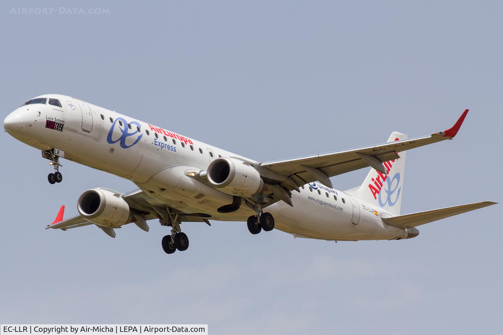 EC-LLR, 2011 Embraer 195LR (ERJ-190-200LR) C/N 19000452, Air Europa Express