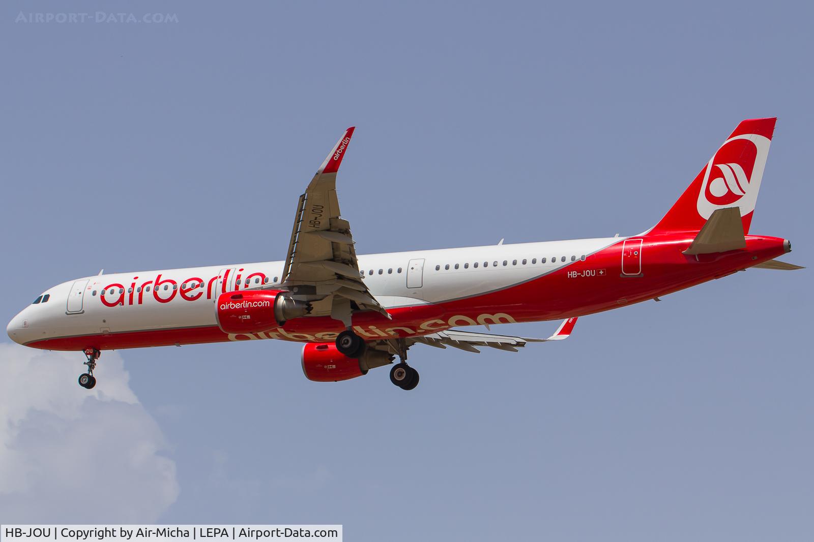 HB-JOU, 2015 Airbus A321-211 C/N 6454, Belair