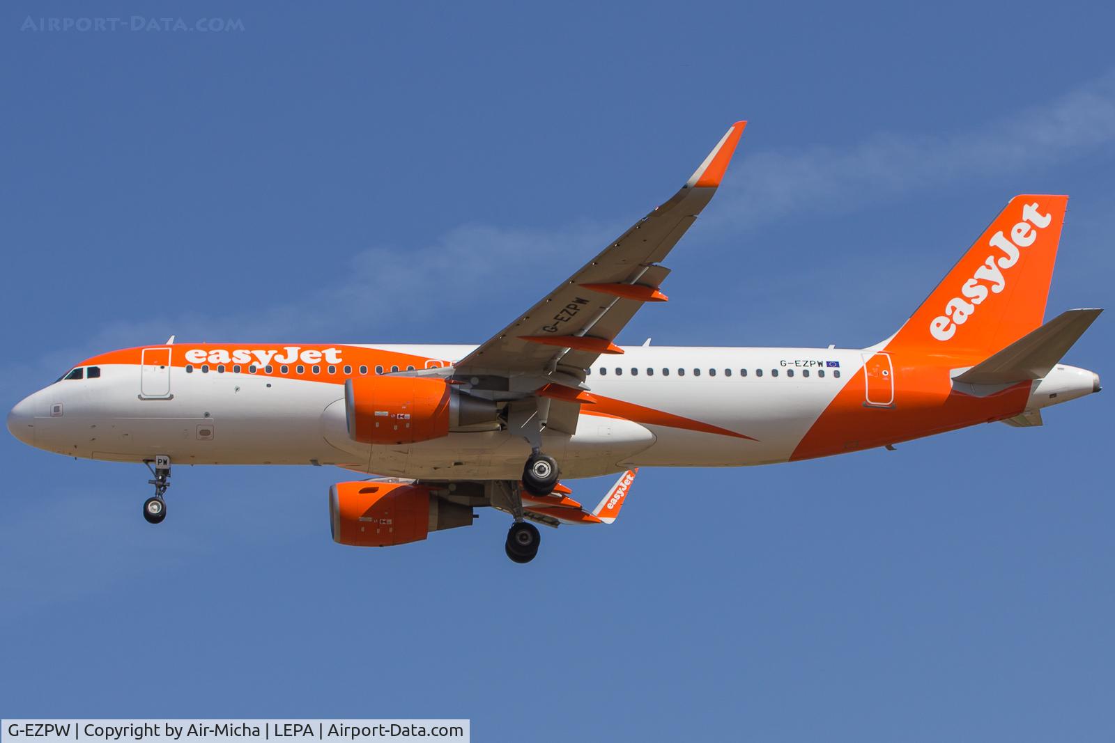 G-EZPW, 2017 Airbus A320-214 C/N 7549, EasyJet