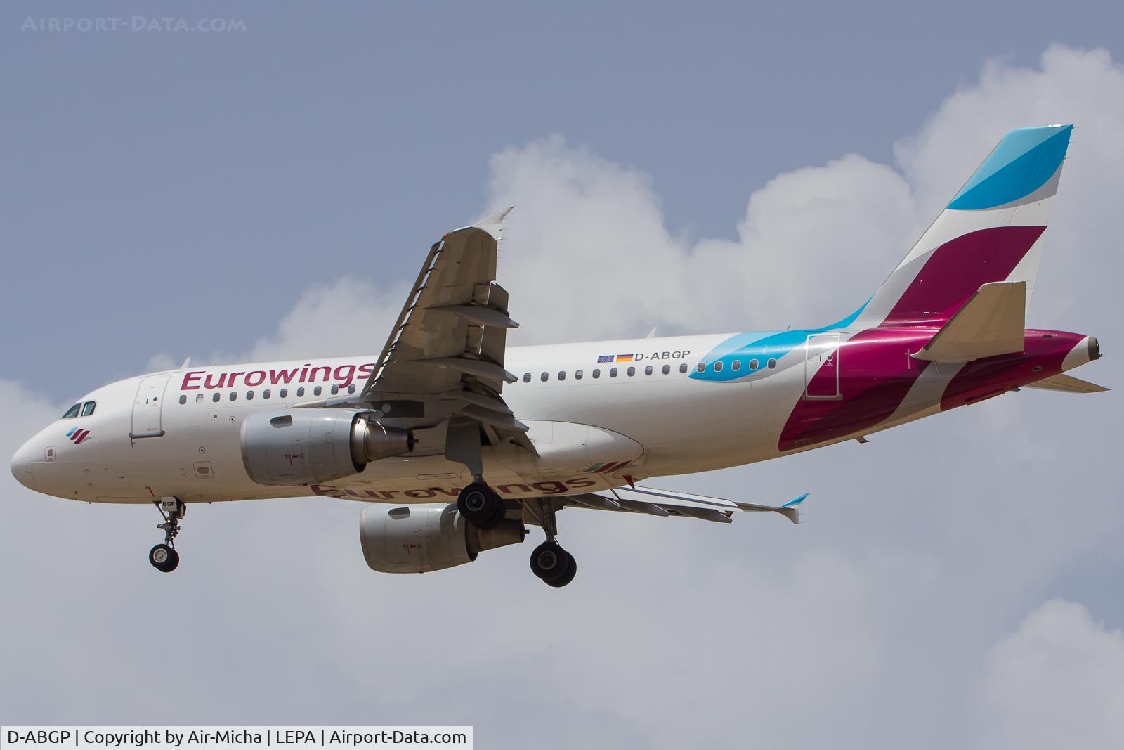 D-ABGP, 2008 Airbus A319-112 C/N 3728, Eurowings