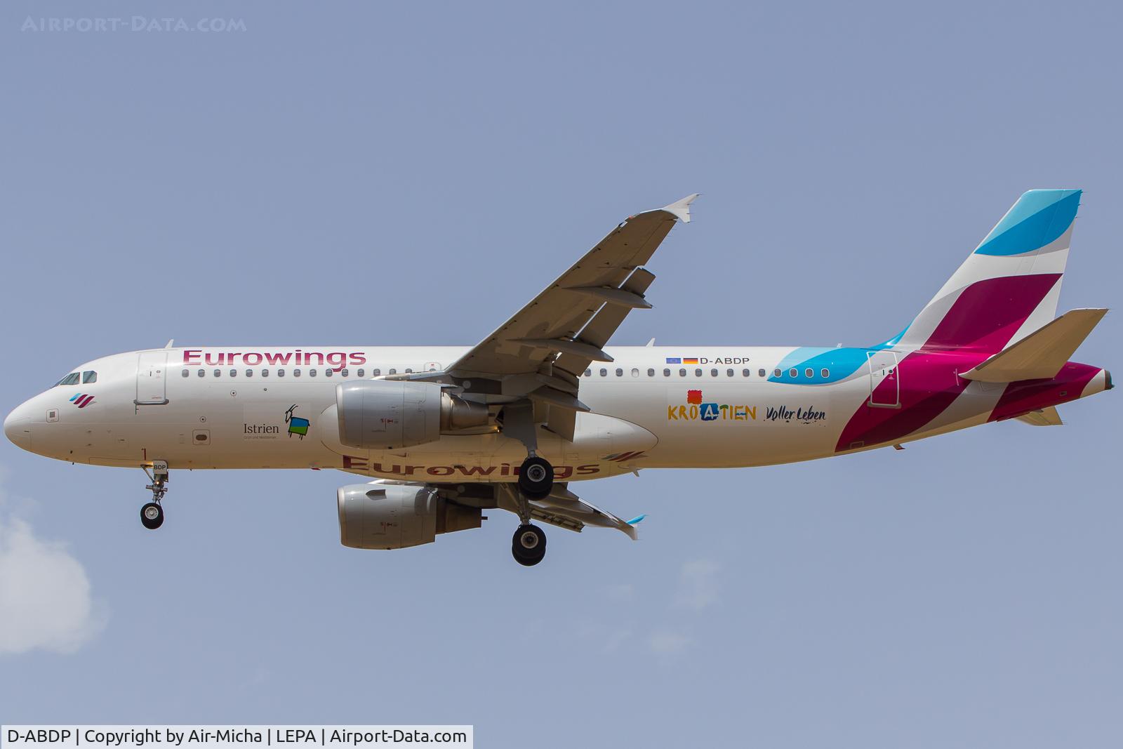 D-ABDP, 2007 Airbus A320-214 C/N 3093, Eurowings