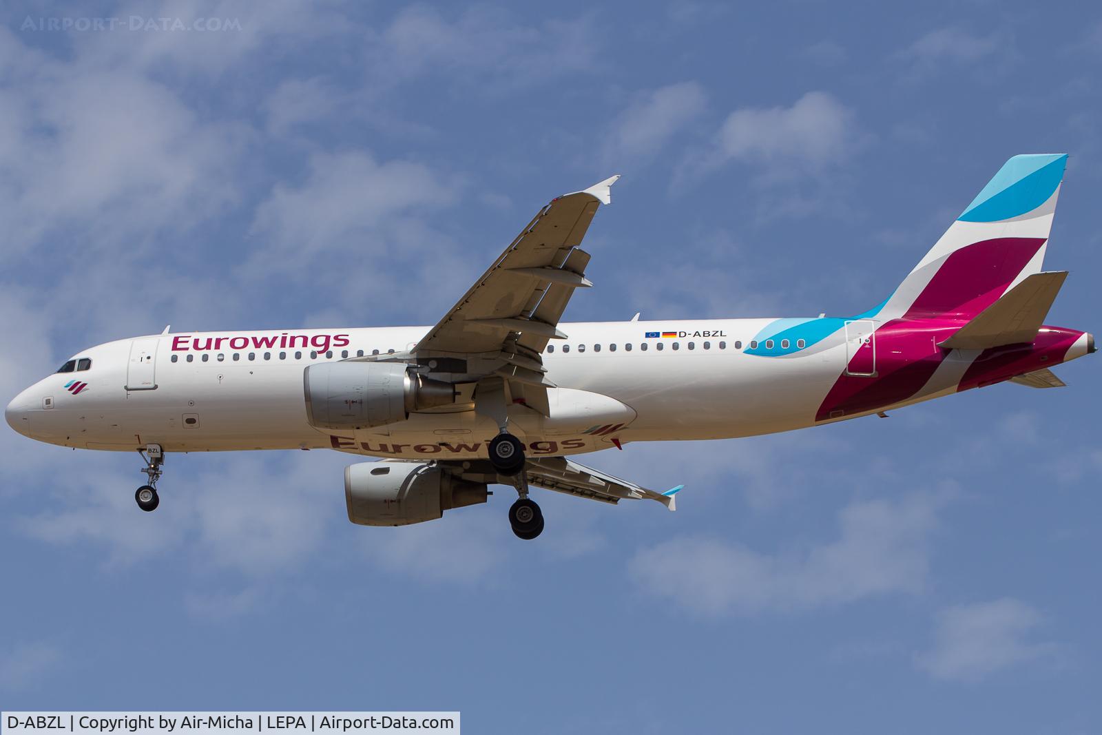 D-ABZL, 2007 Airbus A320-216 C/N 3178, Eurowings