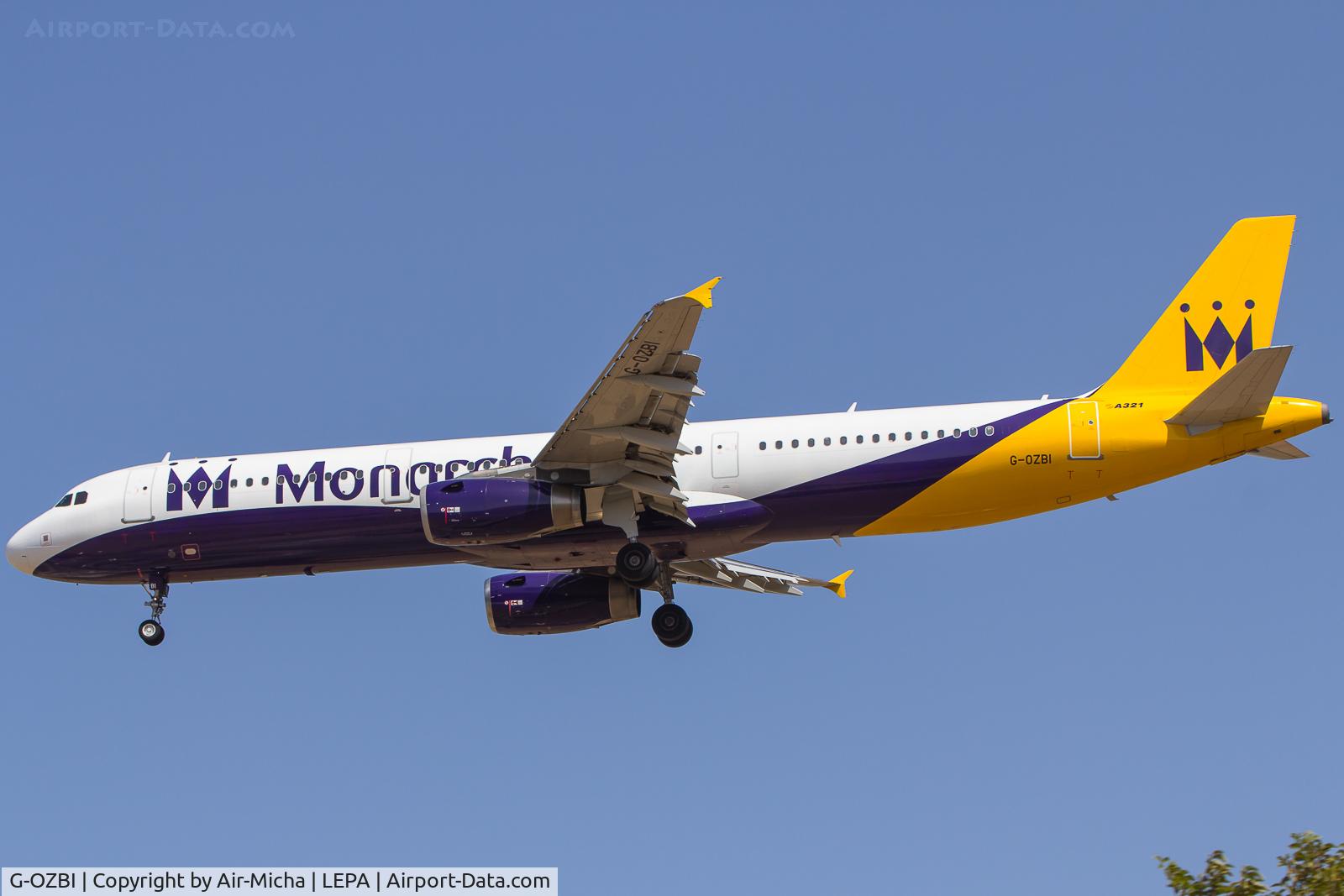 G-OZBI, 2007 Airbus A321-231 C/N 2234, Monarch
