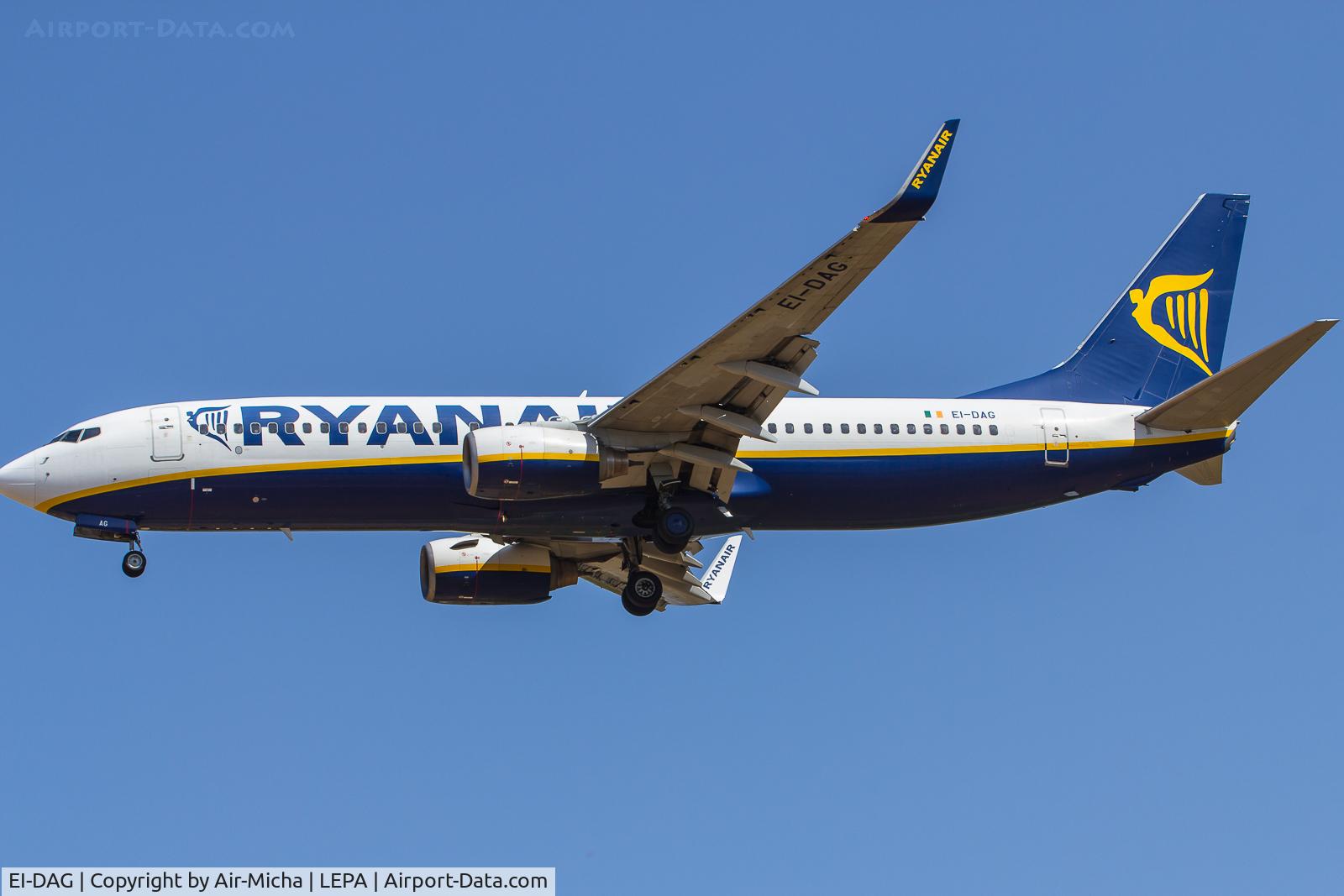 EI-DAG, 2002 Boeing 737-8AS C/N 29940, Ryanair