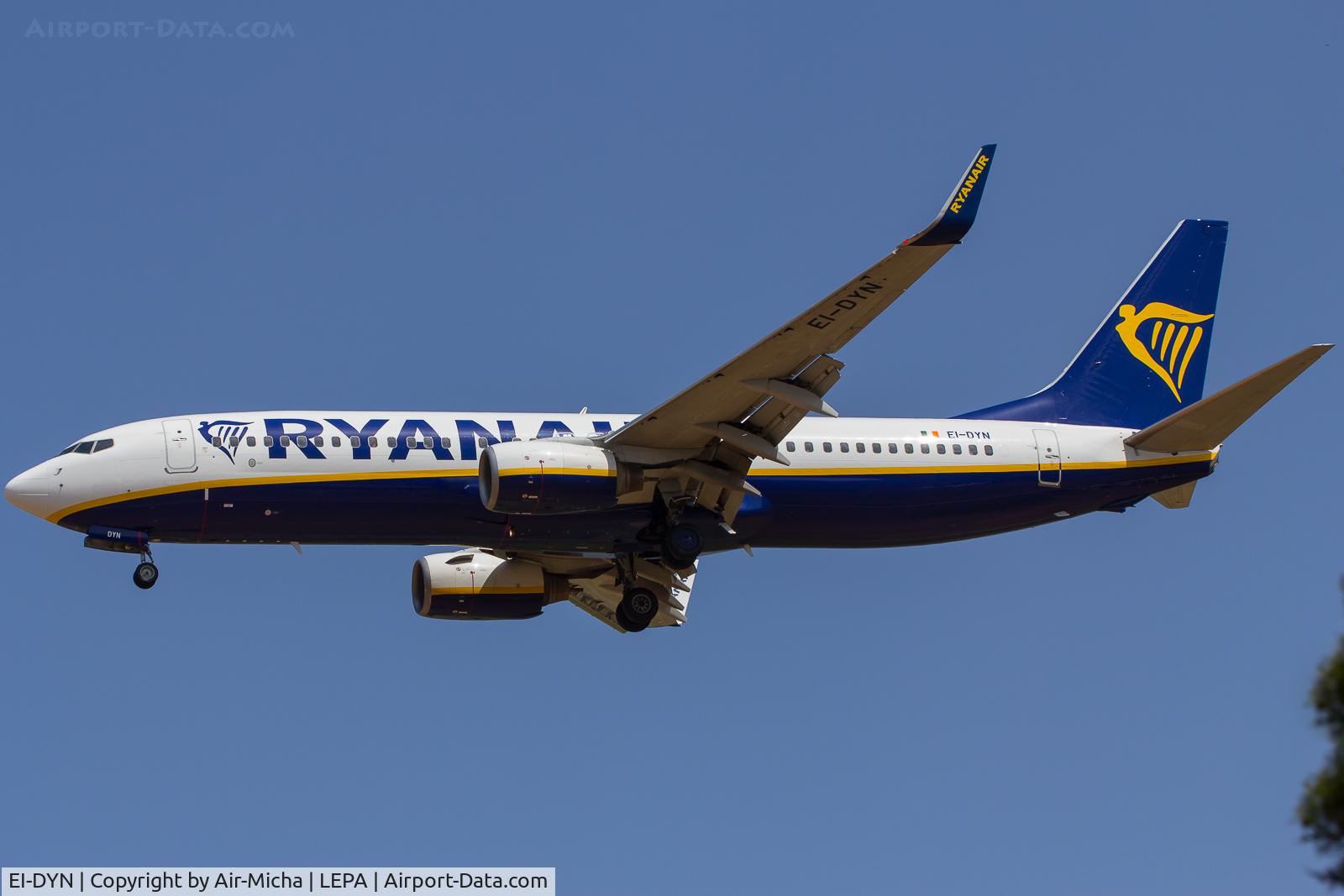 EI-DYN, 2008 Boeing 737-8AS C/N 36576, Ryanair