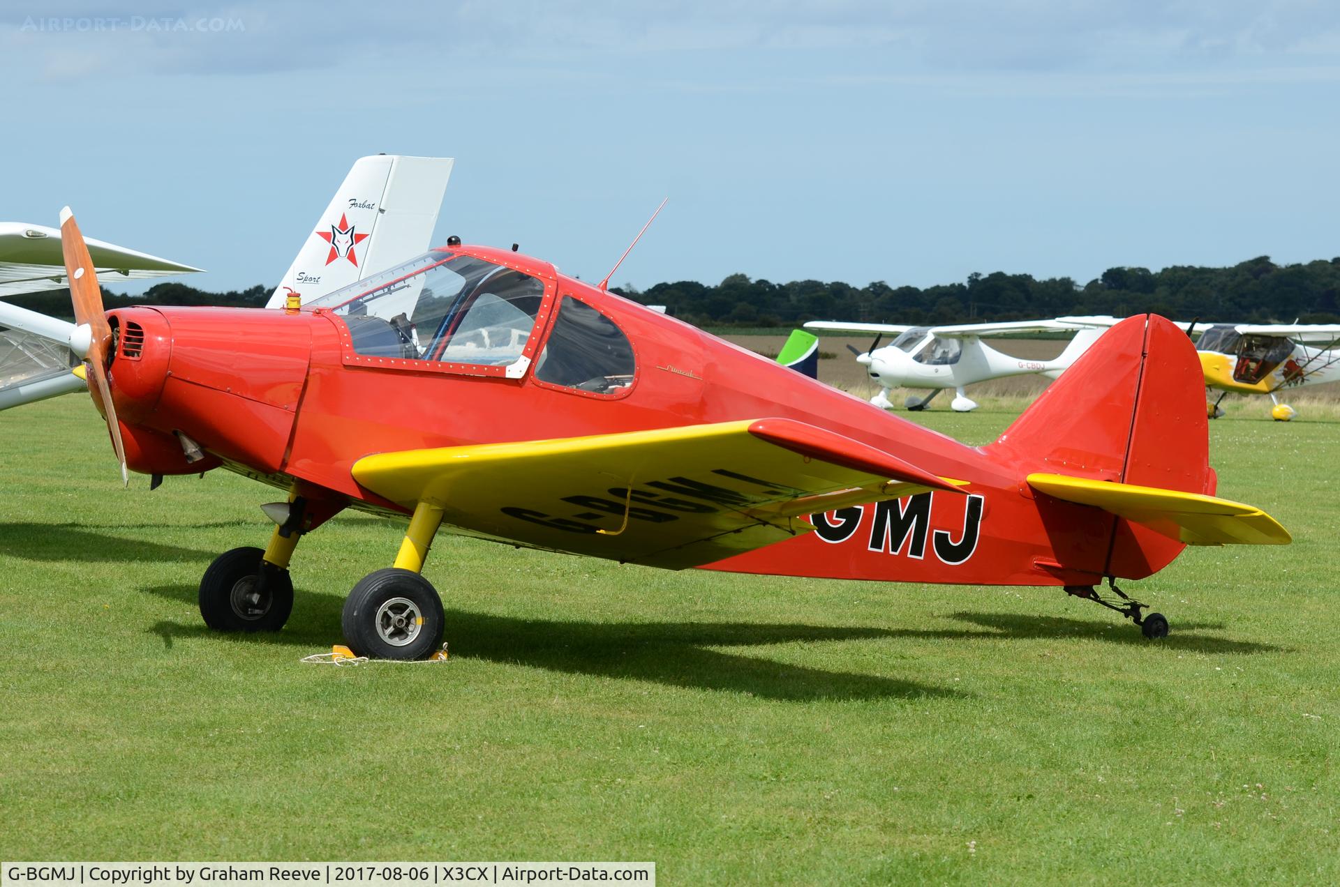 G-BGMJ, 1952 Gardan GY-201 Minicab C/N 12, Parked at Northrepps.