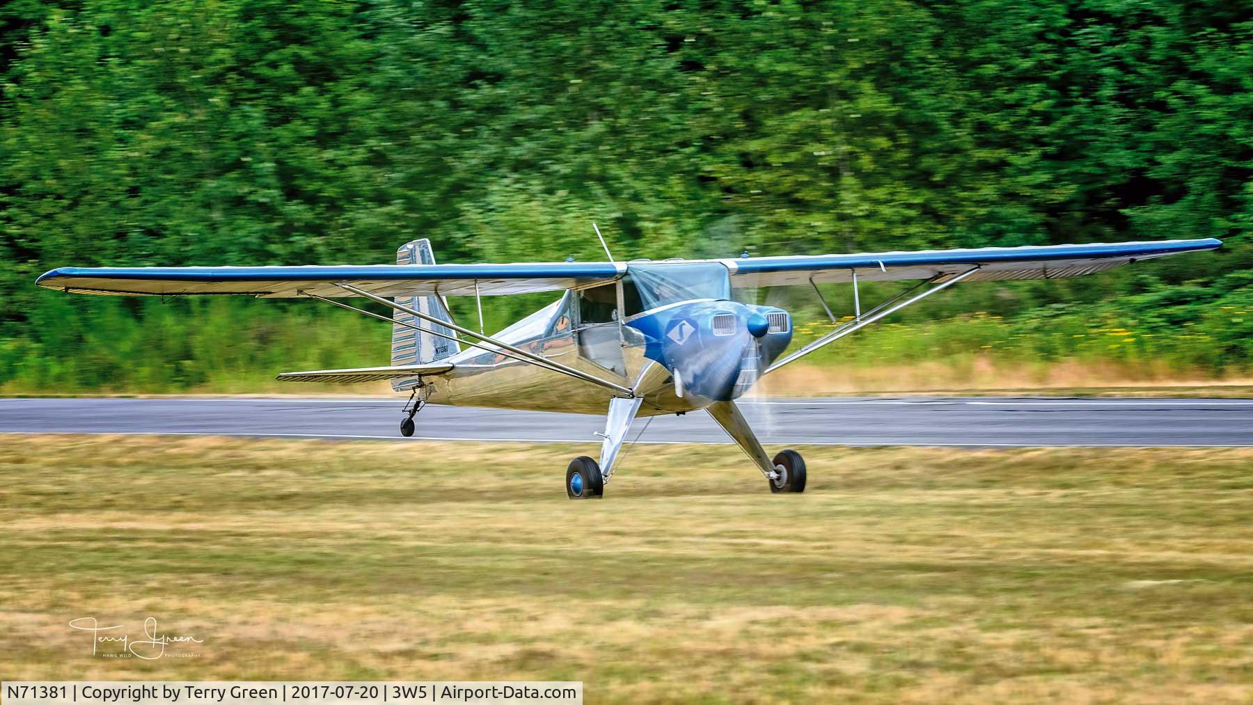 N71381, Luscombe 8A C/N 2808, 3W5