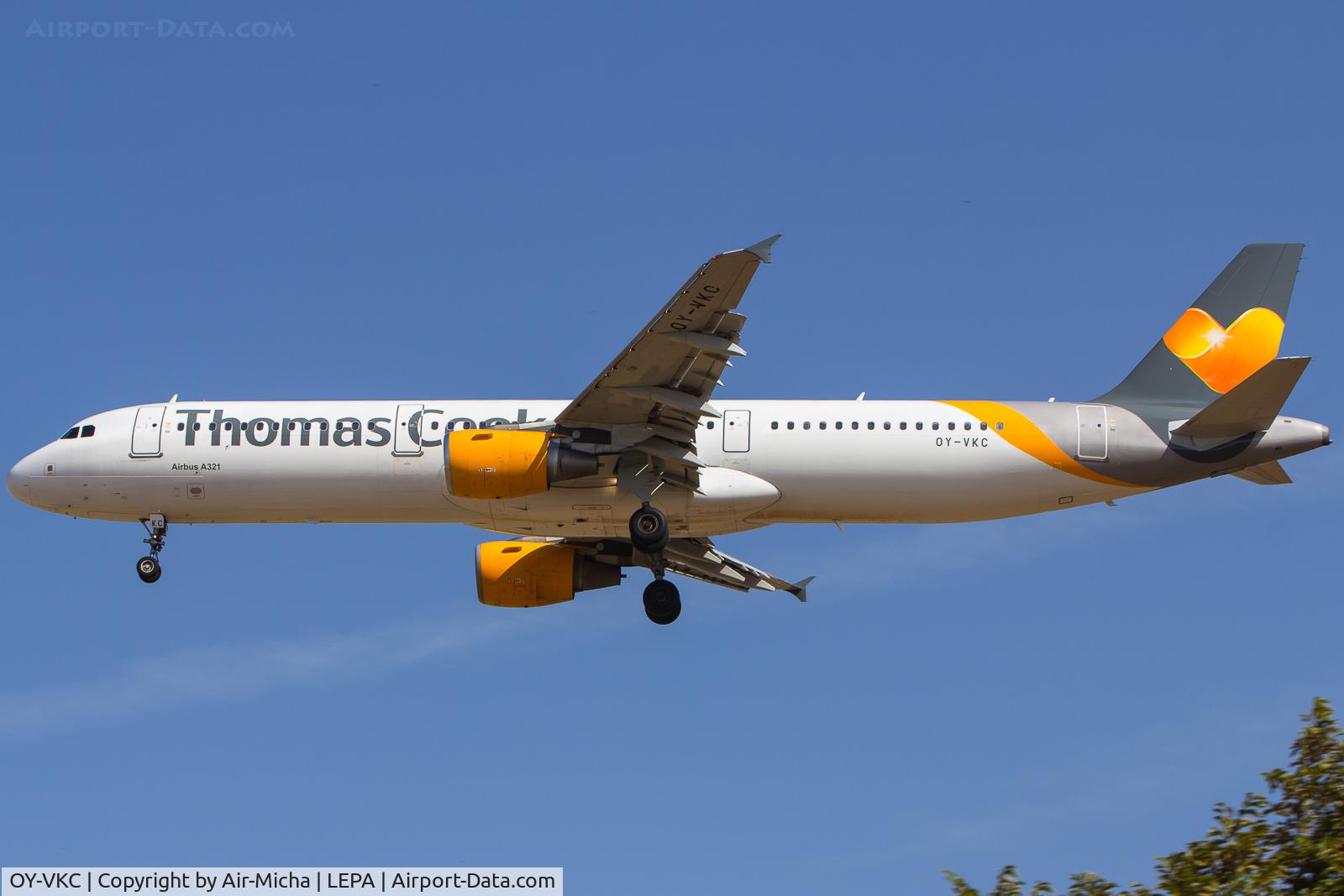 OY-VKC, 2003 Airbus A321-211 C/N 1932, Thomas Cook Airlines Scandinavia