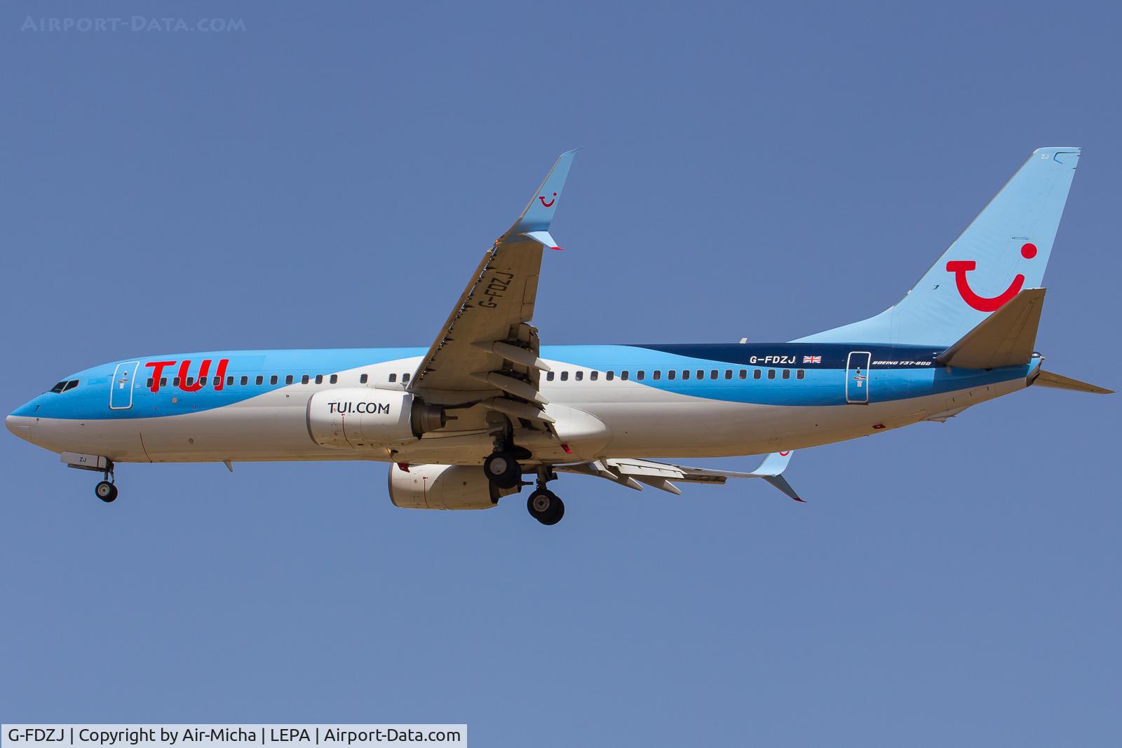 G-FDZJ, 2007 Boeing 737-8K5 C/N 34690, Thomson Airways