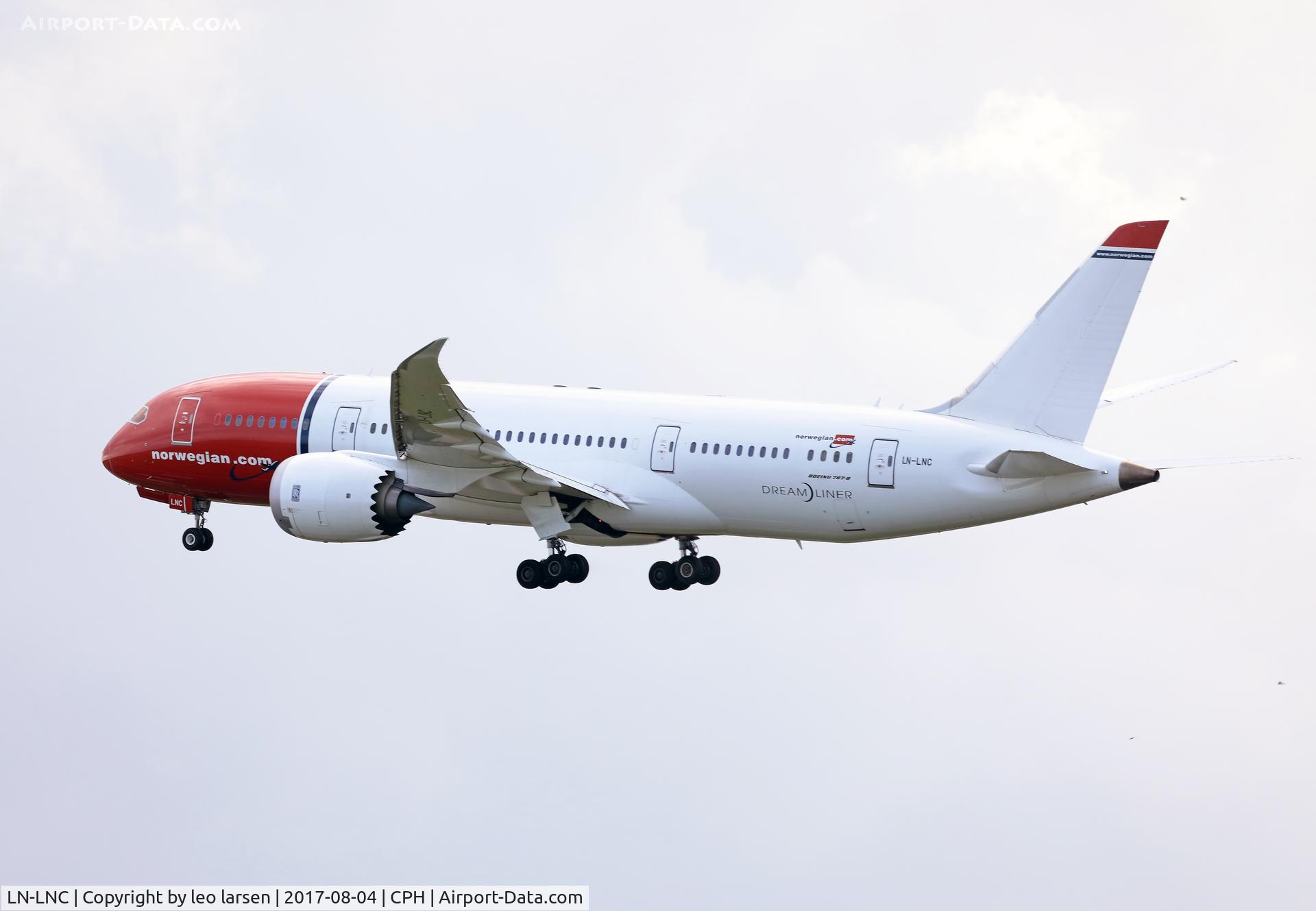 LN-LNC, 2013 Boeing 787-8 Dreamliner C/N 34795, copenhagen 4.8.2017
