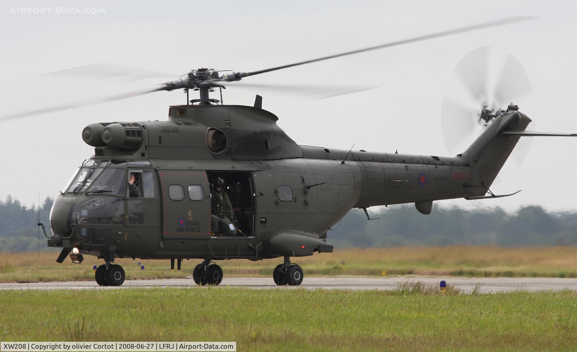 XW208, 1971 Westland Puma HC.1 C/N 1095, Tigermeet 2008