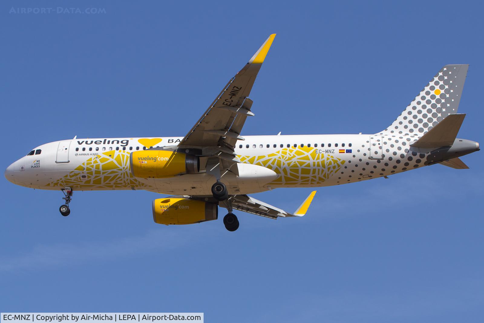 EC-MNZ, 2016 Airbus A320-232 C/N 7351, Vueling Airlines