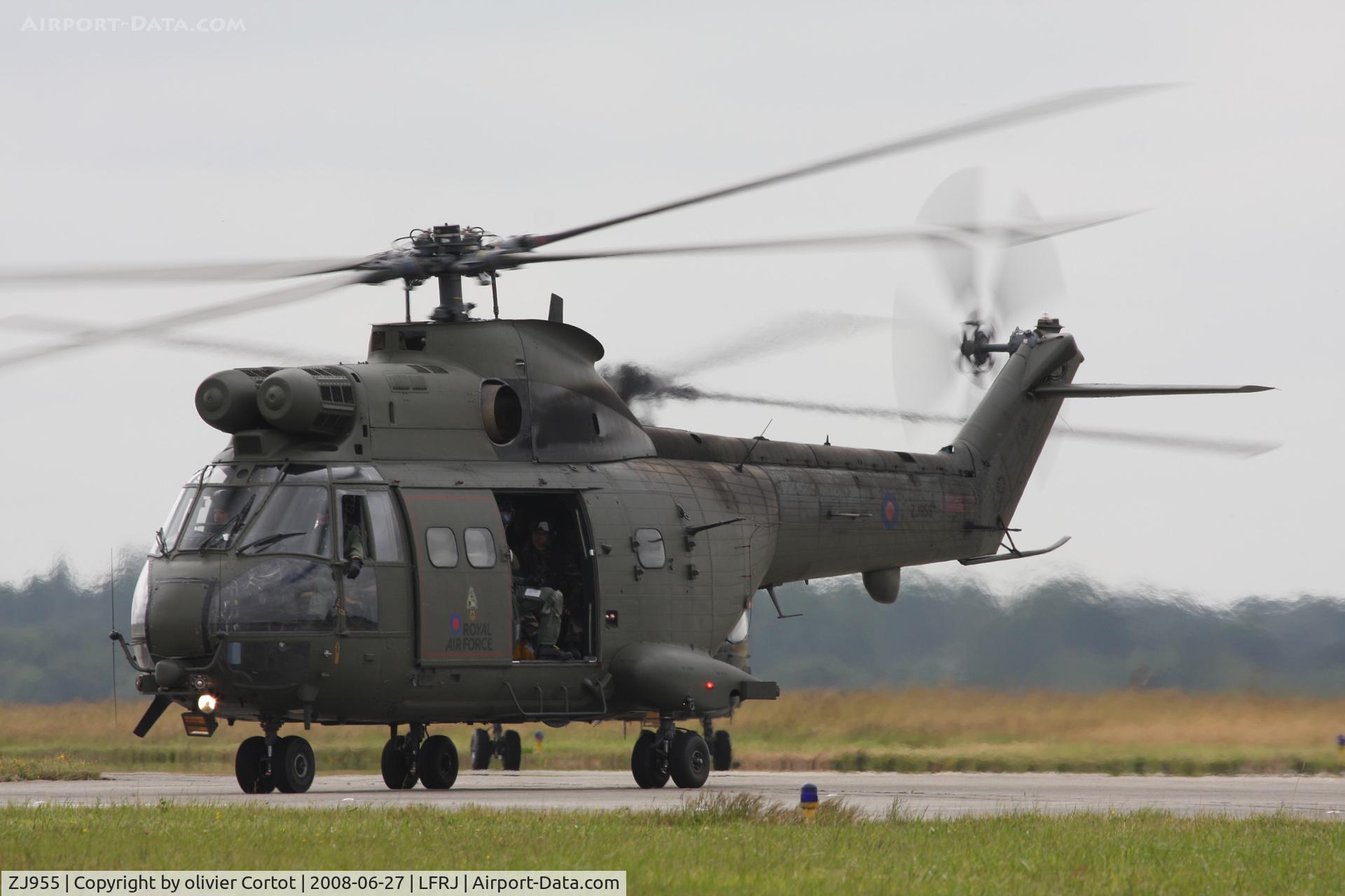 ZJ955, Aerospatiale Puma HC.2 C/N 1363, Tigermeet 2008