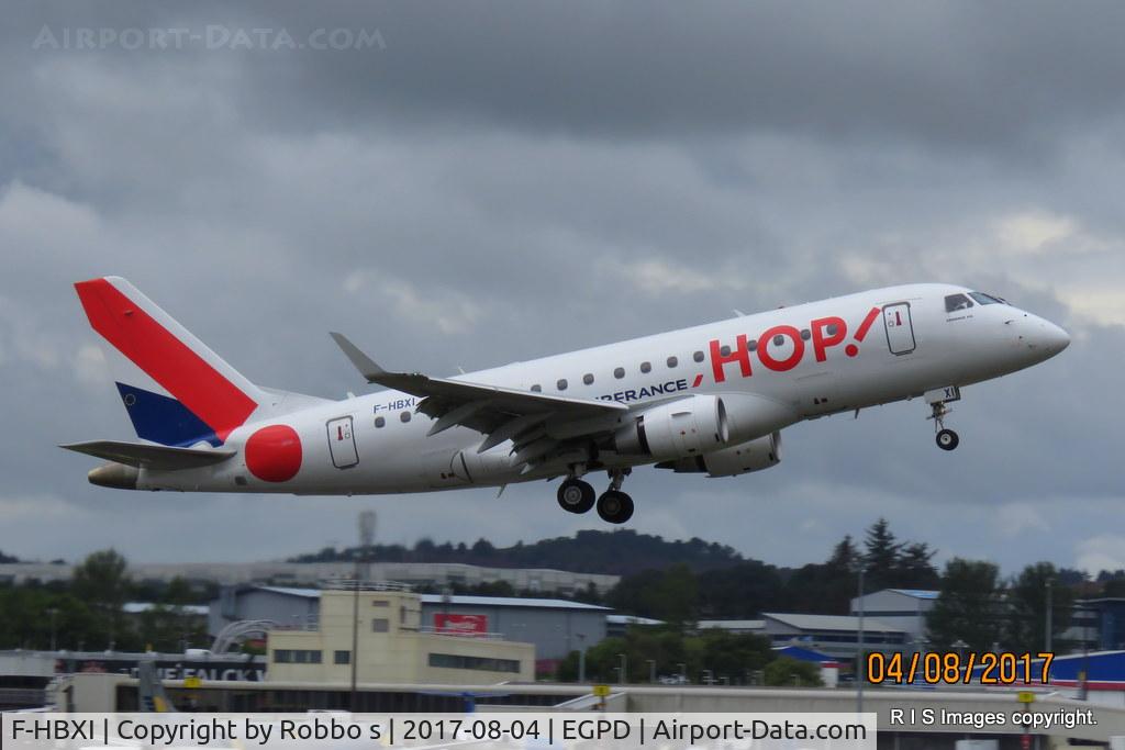 F-HBXI, 2010 Embraer 170ST (ERJ-170-100ST) C/N 17000310, F-HBXI EM 170 departing from Aberdeen Dyce Airport.