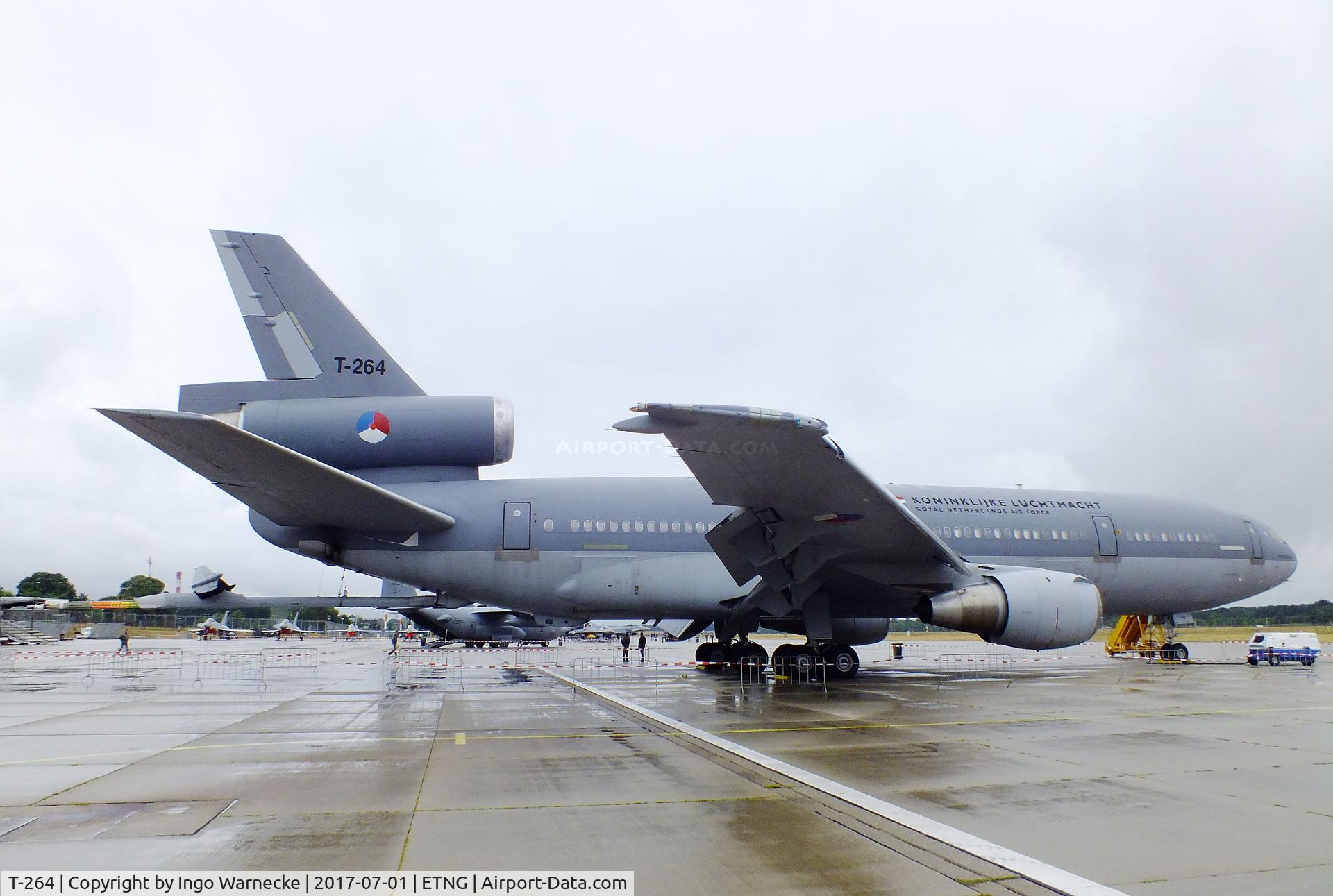 T-264, 1978 McDonnell Douglas KDC-10-30CF C/N 46985, McDonnell Douglas KDC-10-30CF of the KLu (Royal Netherlands Air Force) at the NAEWF 35 years jubilee display Geilenkirchen 2017