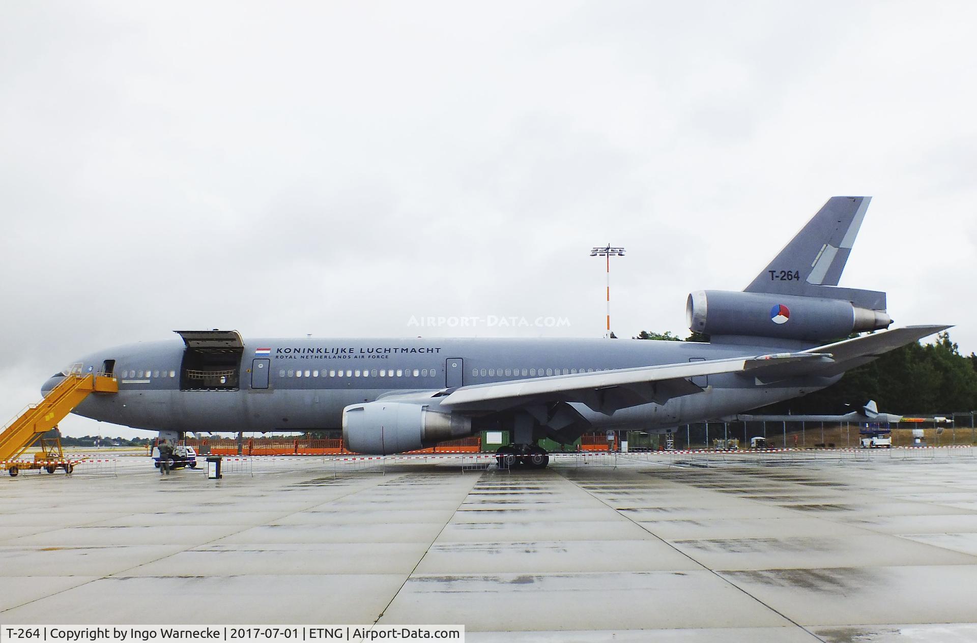 T-264, 1978 McDonnell Douglas KDC-10-30CF C/N 46985, McDonnell Douglas KDC-10-30CF of the KLu (Royal Netherlands Air Force) at the NAEWF 35 years jubilee display Geilenkirchen 2017