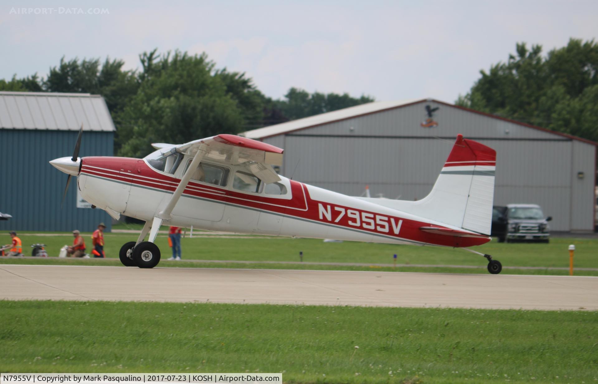 N7955V, 1967 Cessna 180H Skywagon C/N 18051855, Cessna 180H
