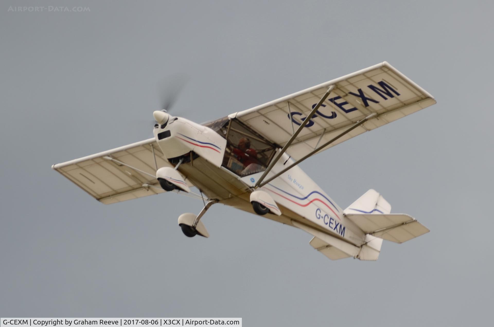 G-CEXM, 2007 Skyranger Swift 912S(1) C/N BMAA/HB/556, Departing from Northrepps.