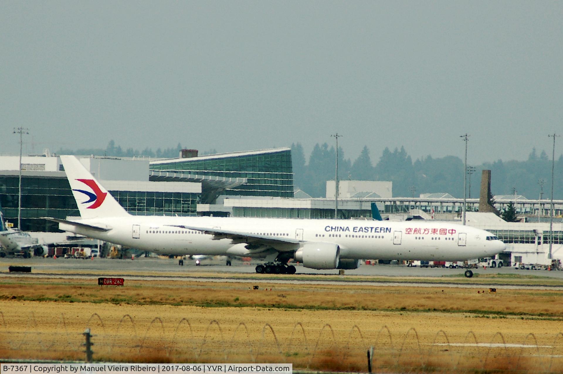 B-7367, 2016 Boeing 777-31B/ER C/N 43281, MU582 to Shanghai