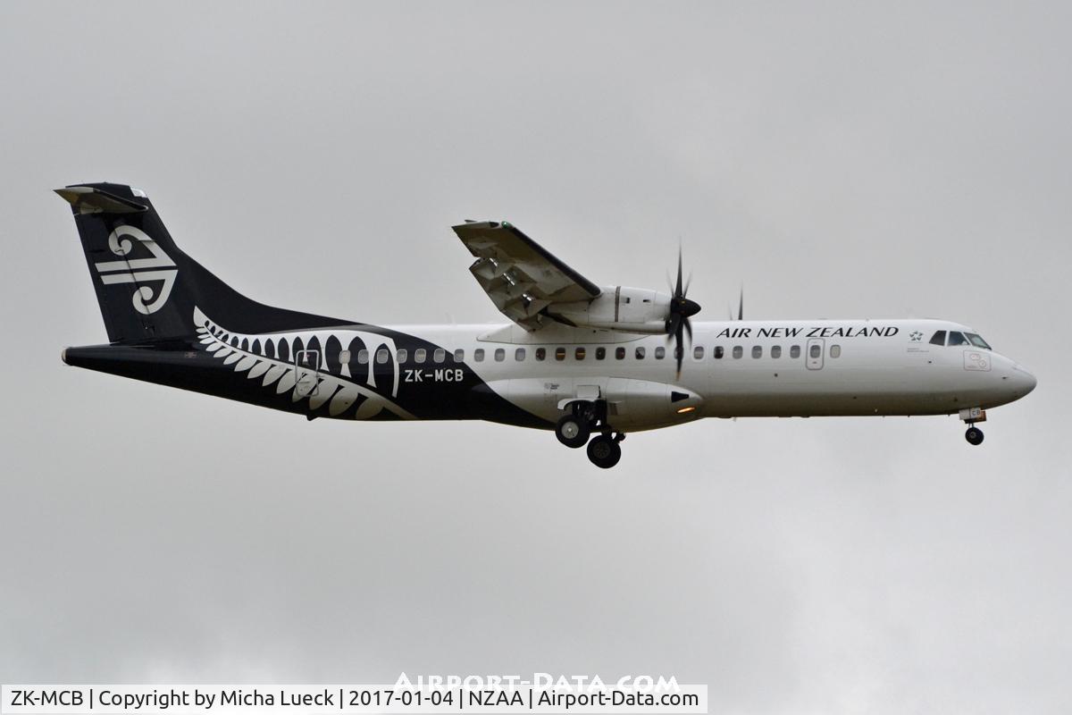 ZK-MCB, 1999 ATR 72-212A C/N 598, At Auckland