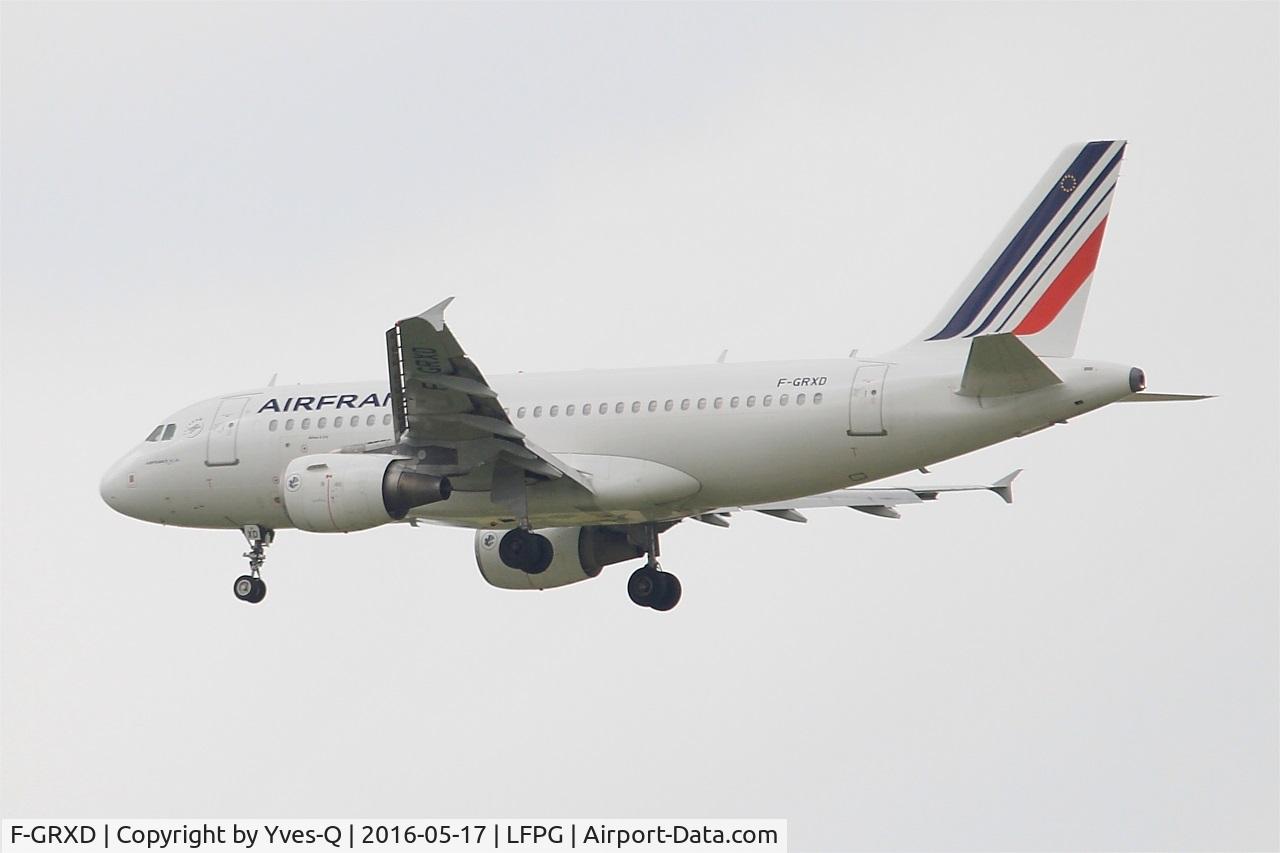 F-GRXD, 2002 Airbus A319-111 C/N 1699, Airbus A319-111, On final rwy 27R, Roissy Charles De Gaulle Airport (LFPG-CDG)