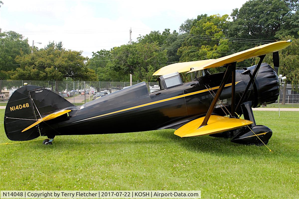 N14048, 1934 Waco S3HD C/N 3814, At 2017 EAA AirVenture at Oshkosh