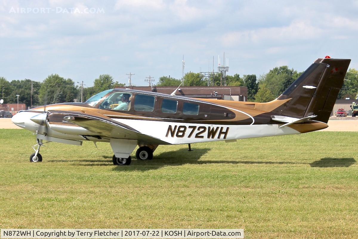 N872WH, 1993 Beech 58 Baron C/N TH-1679, At 2017 EAA AirVenture at Oshkosh