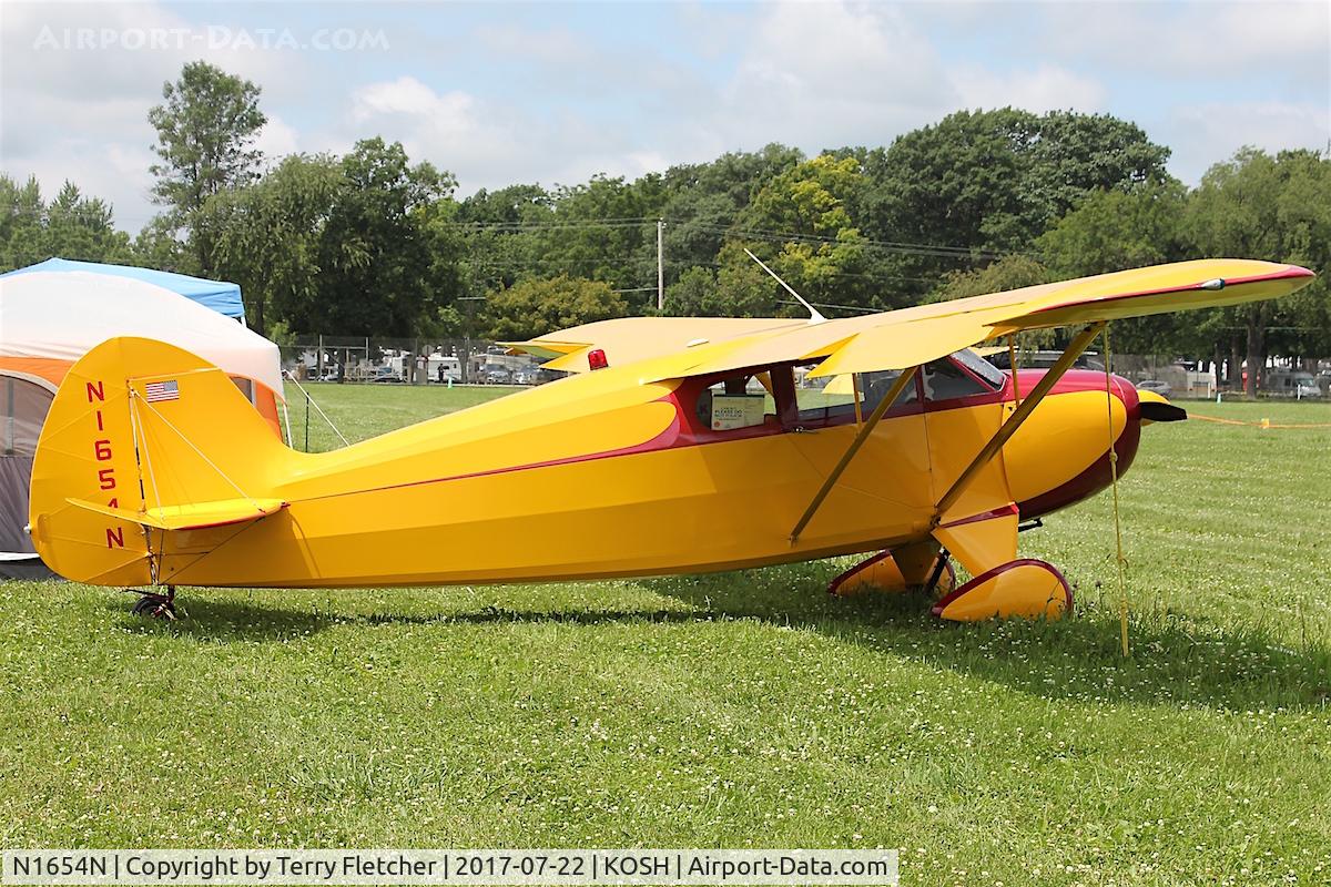 N1654N, 1948 Funk B85C C/N 438, At 2017 EAA AirVenture at Oshkosh