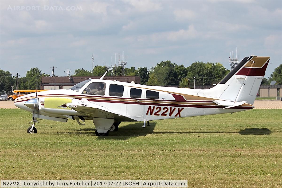 N22VX, 1978 Beech 58P Baron C/N TJ-171, At 2017 EAA AirVenture at Oshkosh