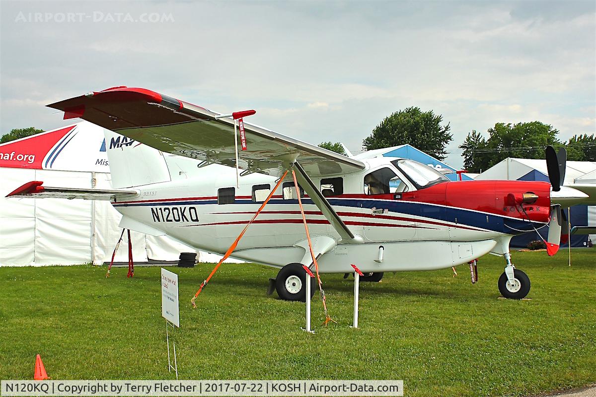 N120KQ, 2014 Quest Kodiak 100 C/N 100-0120, On display at 2017 EAA AirVenture at Oshkosh