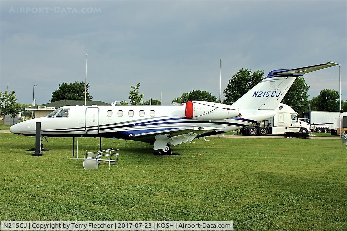 N215CJ, 2016 Cessna 525C CitationJet CJ4 C/N 525C-0215, On display at 2017 EAA AirVenture at Oshkosh