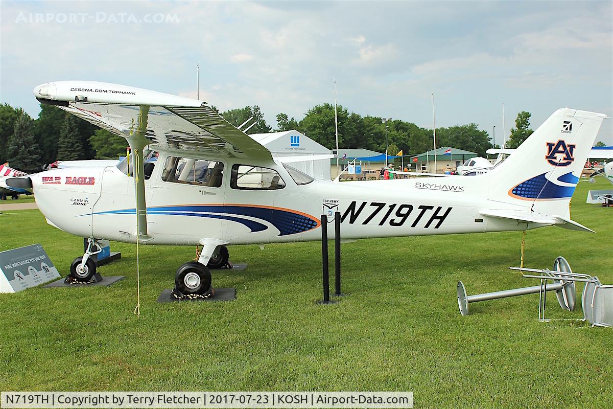 N719TH, 2017 Cessna 172S C/N 172S12010, On display at 2017 EAA AirVenture at Oshkosh