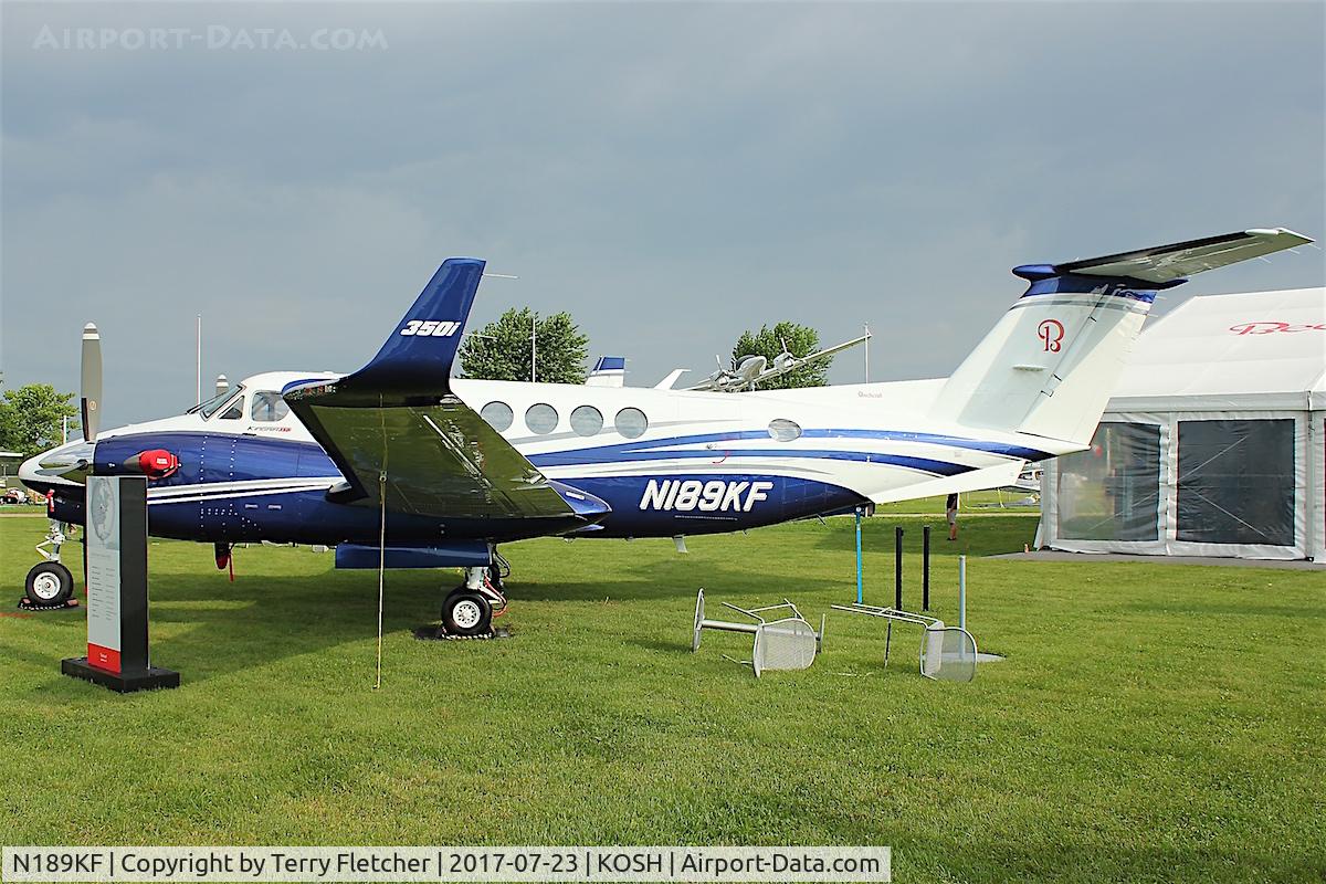 N189KF, 2017 Beech B300 King Air King Air C/N FL-1089, On display at 2017 EAA AirVenture at Oshkosh