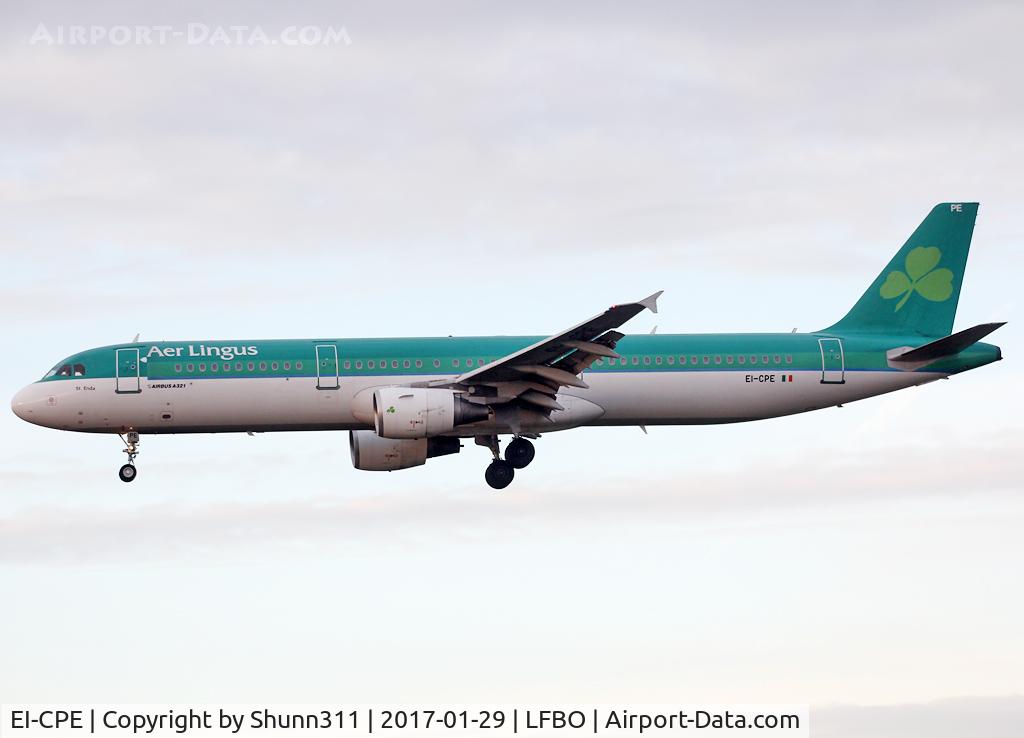 EI-CPE, 1998 Airbus A321-211 C/N 0926, Landing rwy 14R