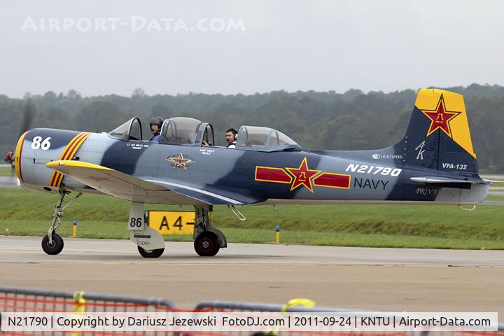 N21790, 1985 Nanchang CJ-6 C/N 4232022, Nanchang China CJ-6 CN 4232022, N21790