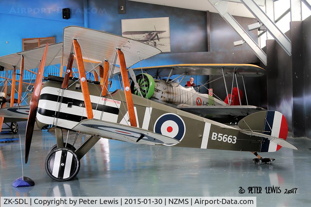 ZK-SDL, Sopwith F.1 Camel Replica C/N 3, The Vintage Aviator Ltd., Masterton