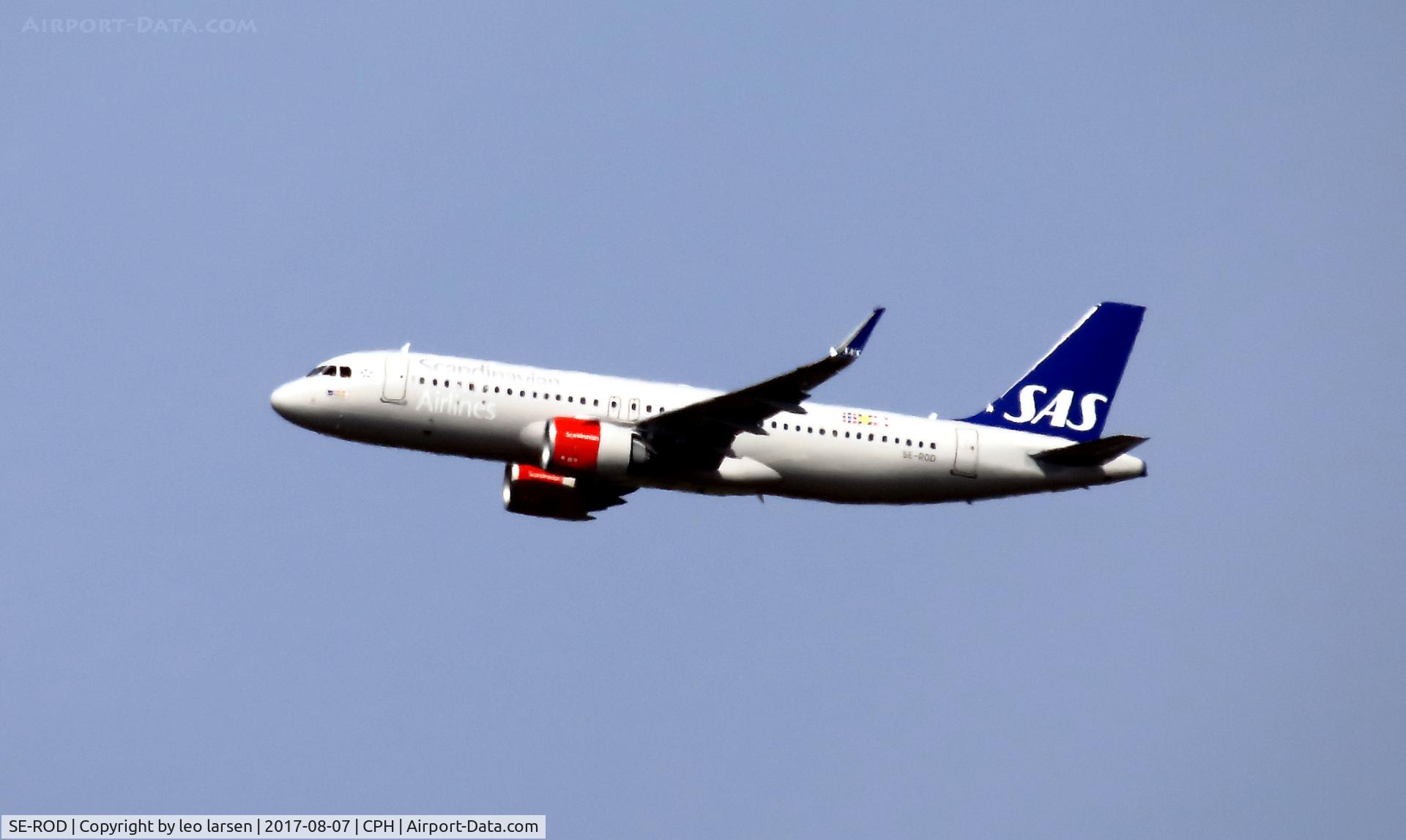 SE-ROD, 2017 Airbus A320-251N C/N 7755, Copenhagen 7.8.2017