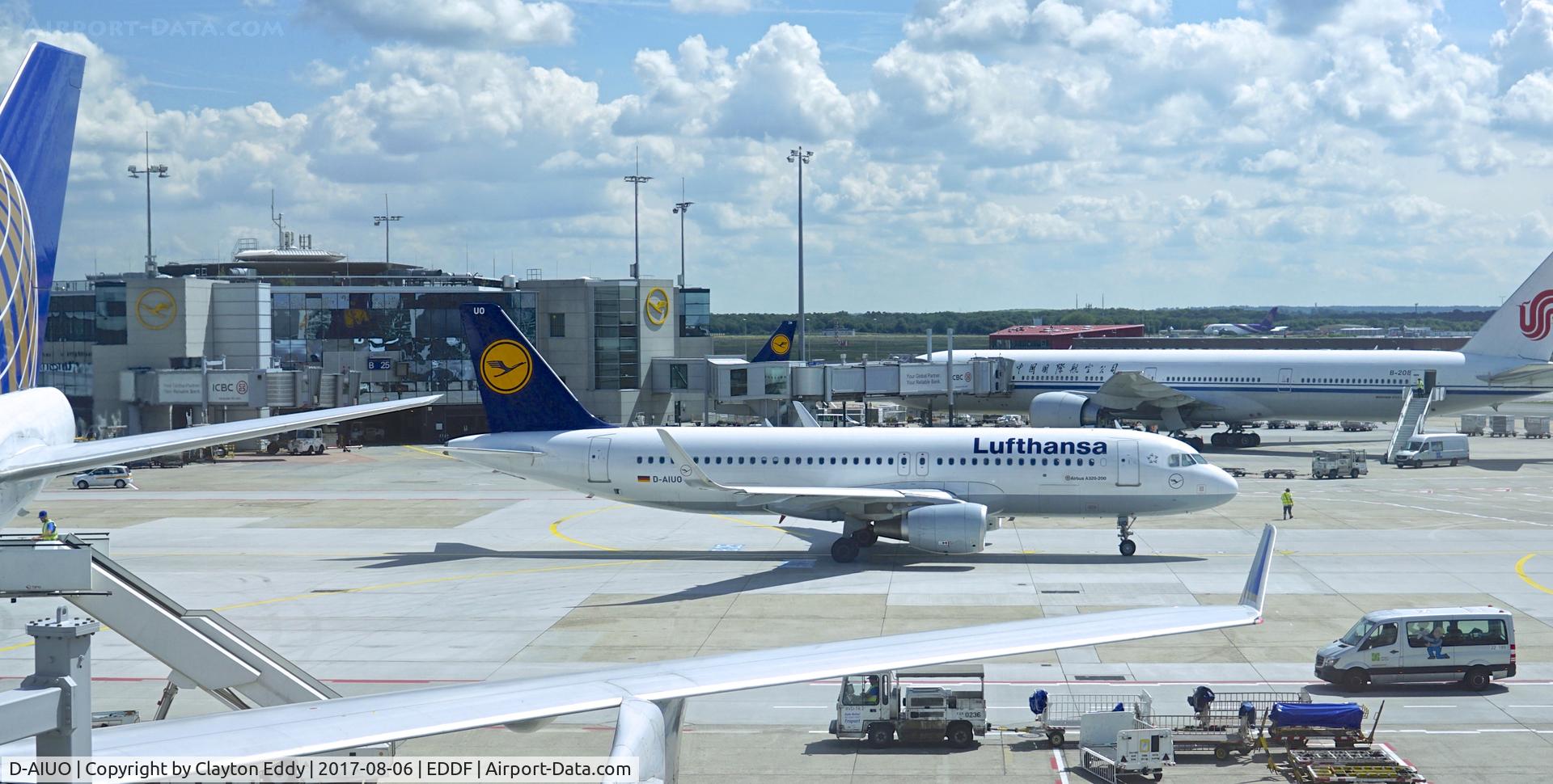 D-AIUO, 2015 Airbus A320-214 C/N 6636, Frankfurt Airport Germany. 2017.