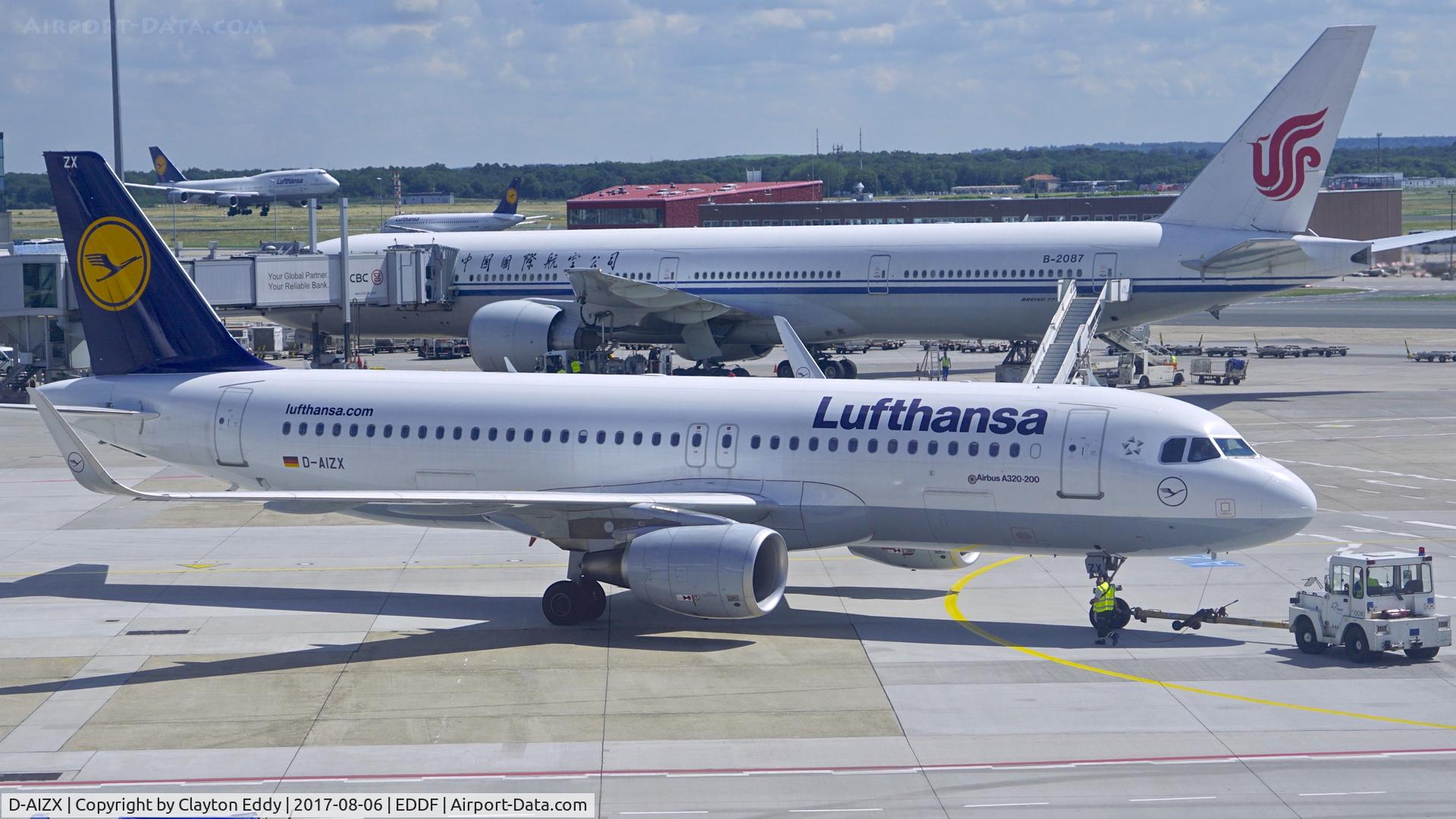 D-AIZX, 2013 Airbus A320-214 C/N 5741, Frankfurt Airport Germany. 2017.