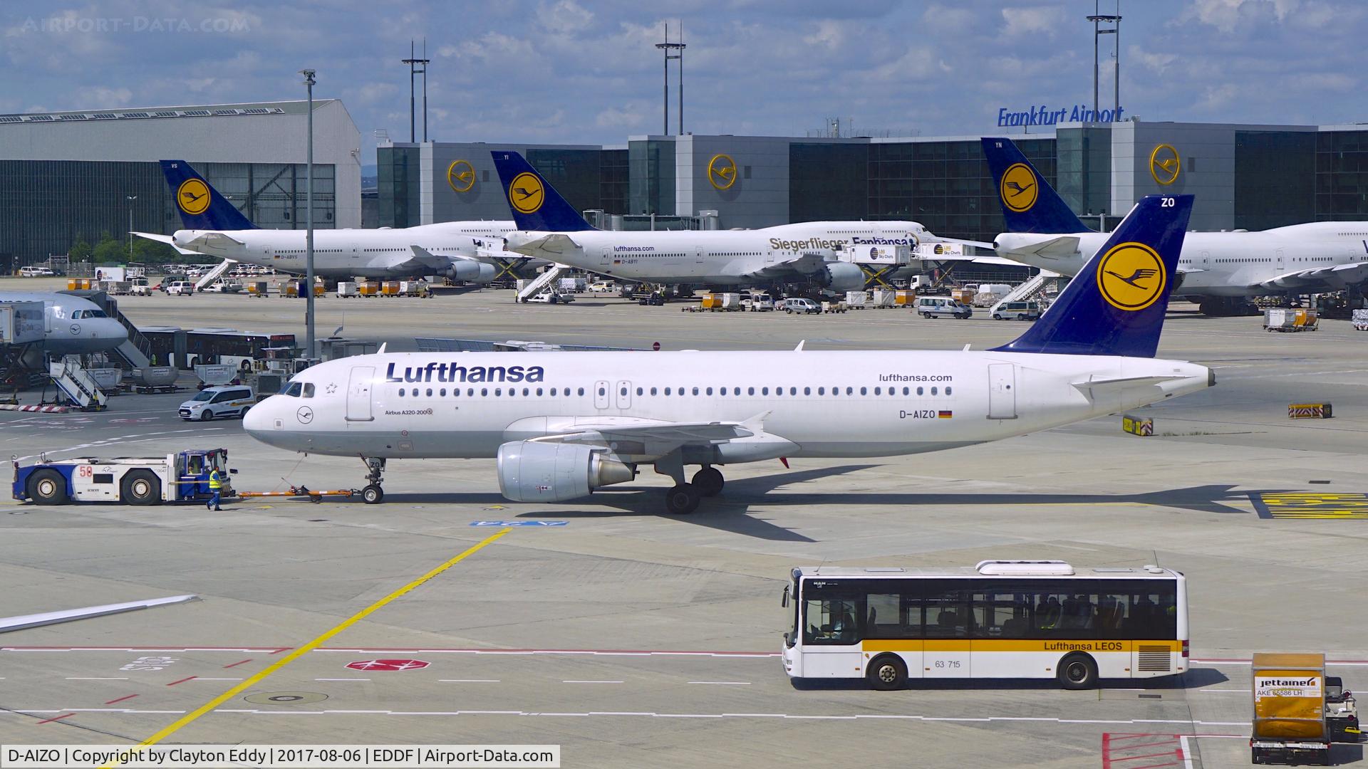 D-AIZO, 2012 Airbus A320-214 C/N 5441, Frankfurt Airport Germany. 2017.