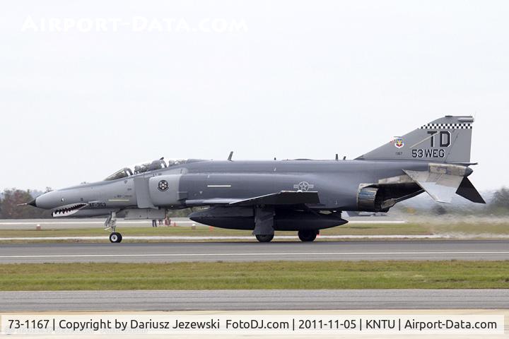 73-1167, 1973 McDonnell Douglas QF-4E Phantom II C/N 4679, QF-4E Phantom 73-1167 TD from 82nd ATRS 53rd WG Tyndall AFB, FL