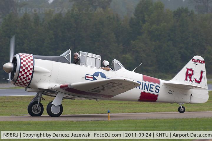 N98RJ, 1944 North American SNJ-5C Texan Texan C/N 88-17960, North American SNJ-5C Texan CN 90752, N98RJ