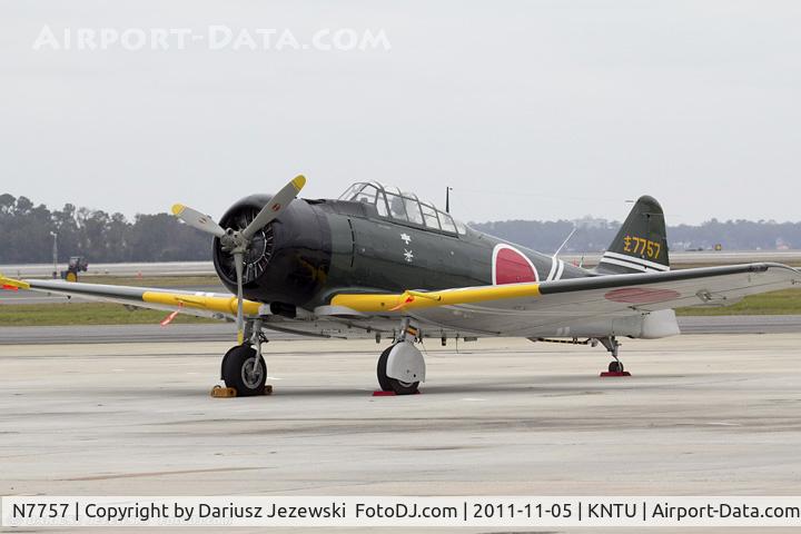 N7757, 1952 Canadian Car & Foundry T-6 Harvard Mk.4 C/N CCF4-171, Canadian Car & Foundry Hardward MK IV - Zero replica CN CCF4-171, N7757
