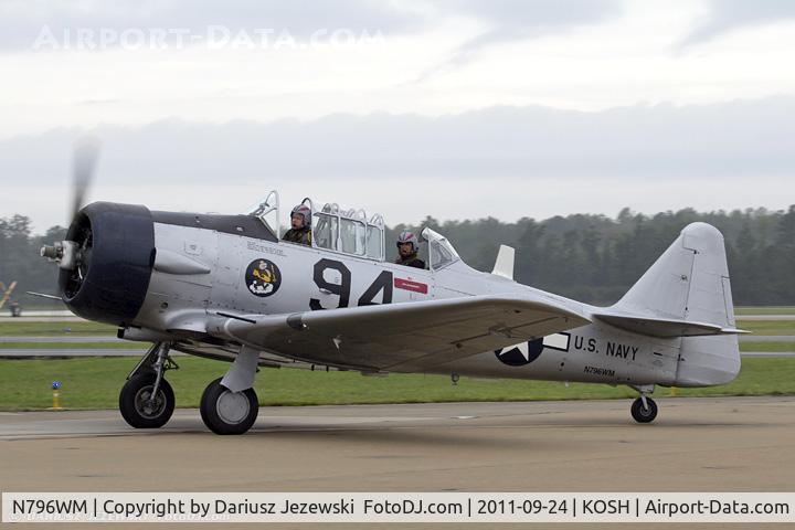 N796WM, 1943 North American AT-6D Texan C/N 88-15328, North American AT-6D Texan CN 88-15328, N796WM