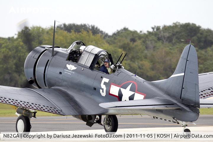 N82GA, Douglas SBD-5 Dauntless C/N 54532, Douglas SBD-5 Dauntless CN 54532, NL82GA
