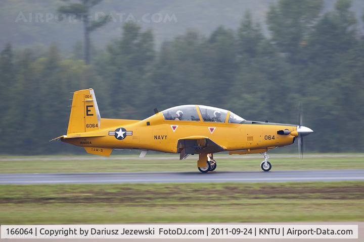 166064, Raytheon T-6B Texan II C/N PN-55, T-6B Texan II 166064 E-064 CoNA from TAW-5 NAS Whiting Field, FL