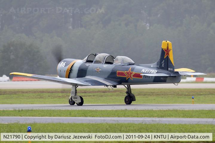 N21790, 1985 Nanchang CJ-6 C/N 4232022, Nanchang China CJ-6 CN 4232022, N21790